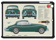 Jaguar XK150S FHC 1957-61 Small Tablet Covers